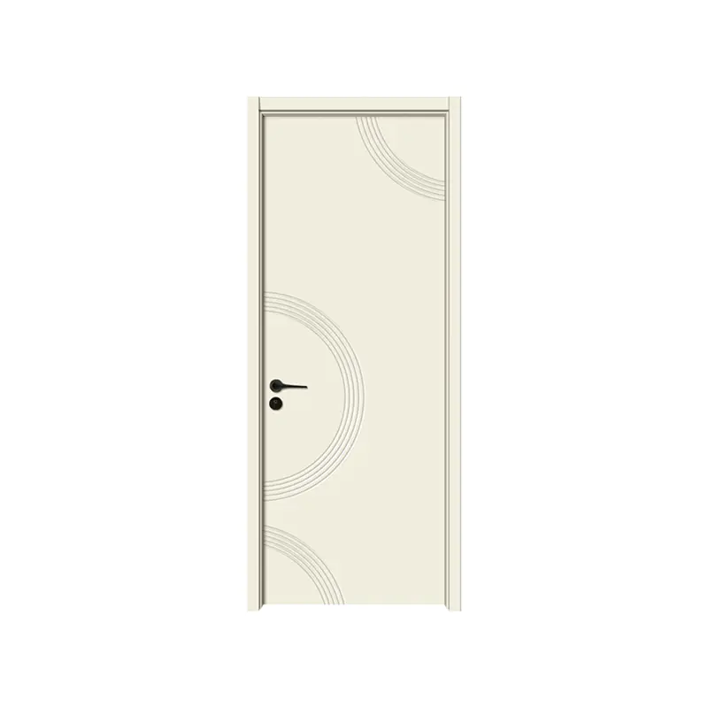 MDF PVC Doors combine lightweight construction with a simple design suitable for residential room applications.